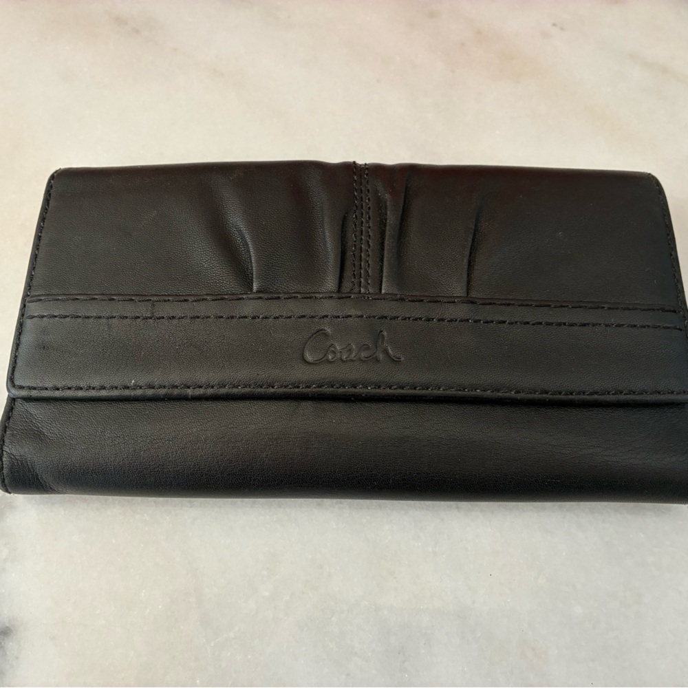 Coach SoHo Pleated Leather Wallet